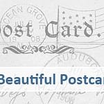 showcase of postcard designs