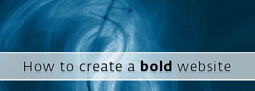 How to create a BOLD website