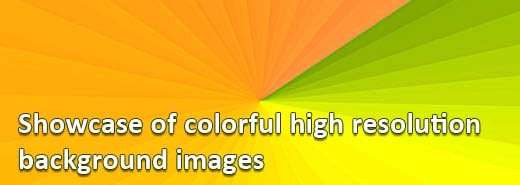 Showcase of colorful high resolution background images