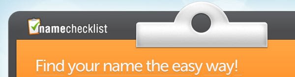 Use namechecklist to check if your brandname, username, domain and vanity url are still available on the worldwide web.