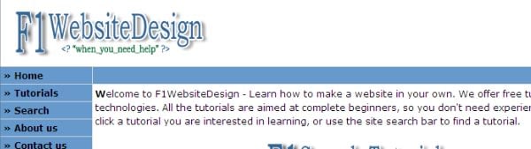 Learn how to make a website