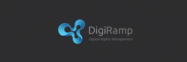 DigiRamp - Digital Rights Management Company Logo Design
