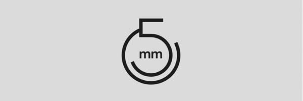 Logo design for 50mm, a small photography studio 