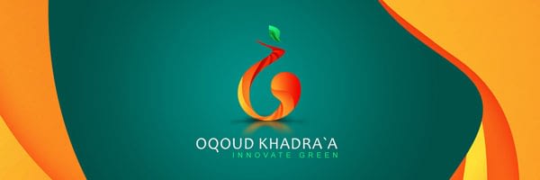 Oqoud Khadraa Innovate green Logo design
