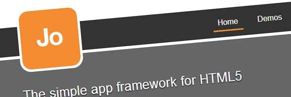 jo web app framework